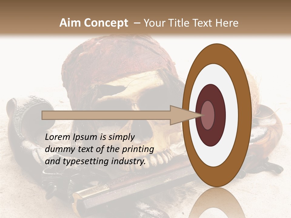 Skeleton Black Bone PowerPoint Template