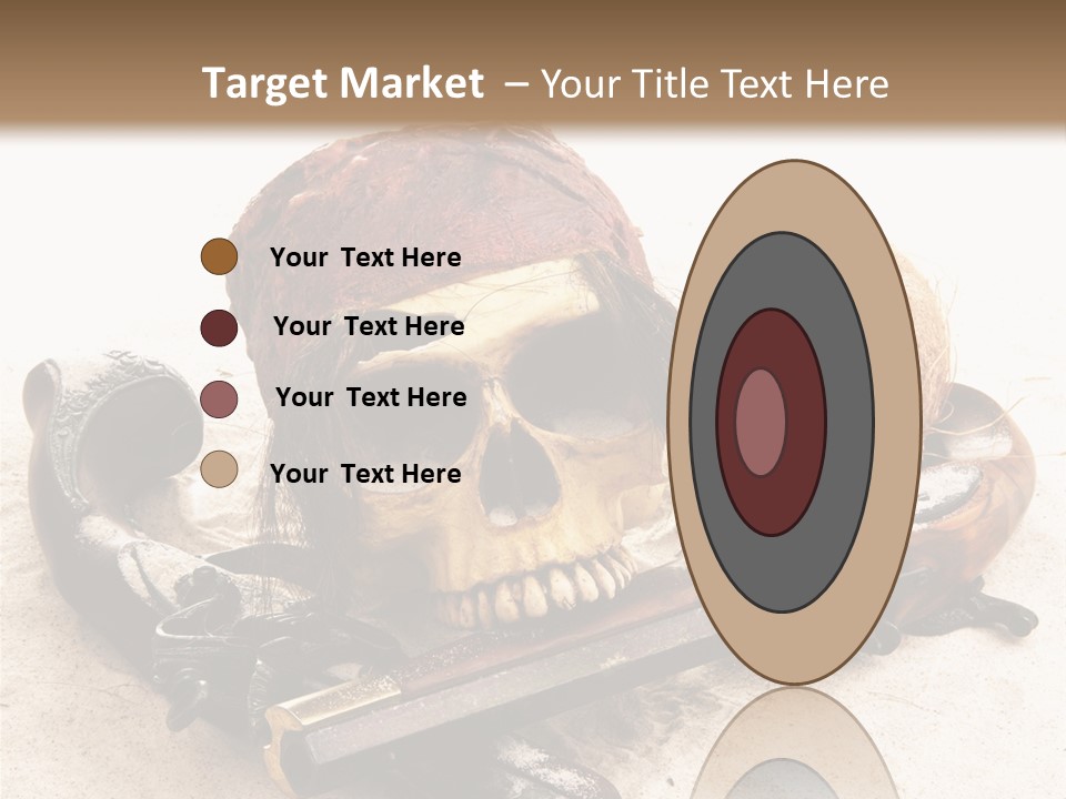 Skeleton Black Bone PowerPoint Template