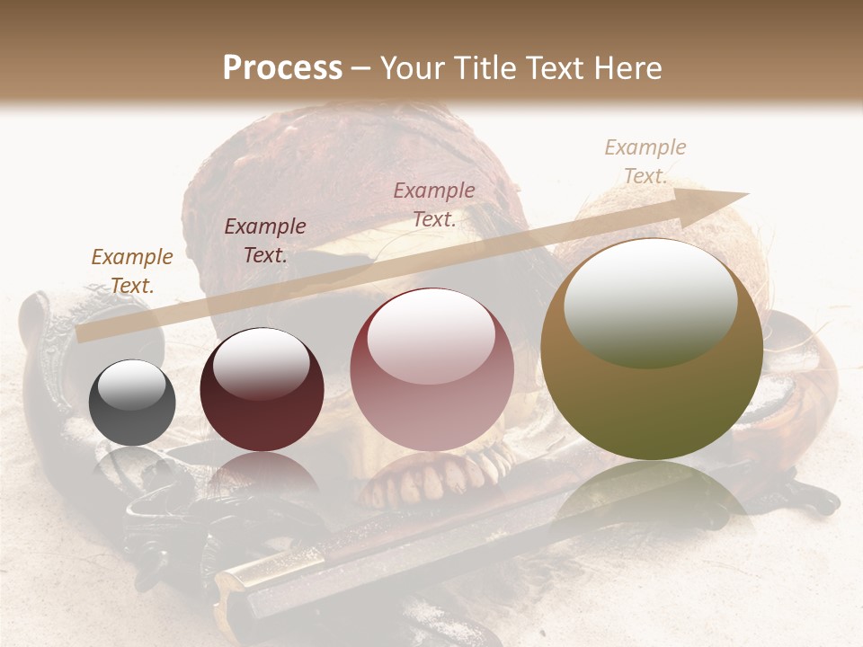 Skeleton Black Bone PowerPoint Template