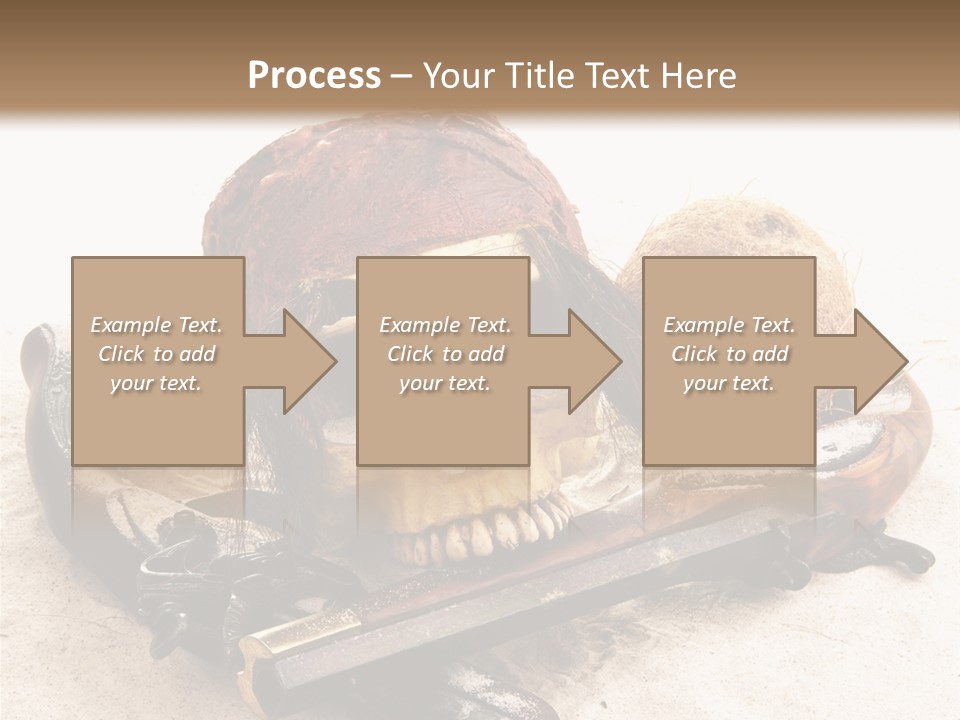Skeleton Black Bone PowerPoint Template
