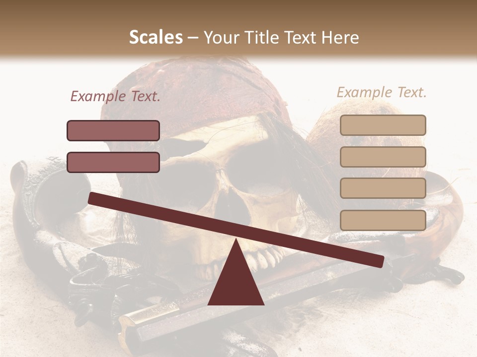 Skeleton Black Bone PowerPoint Template
