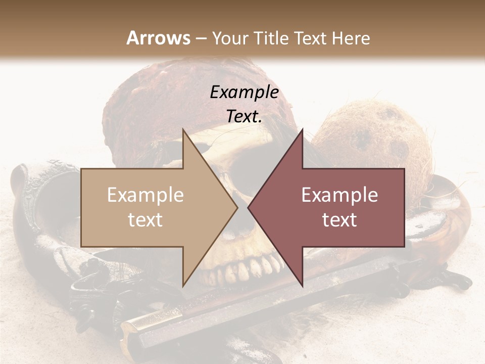 Skeleton Black Bone PowerPoint Template