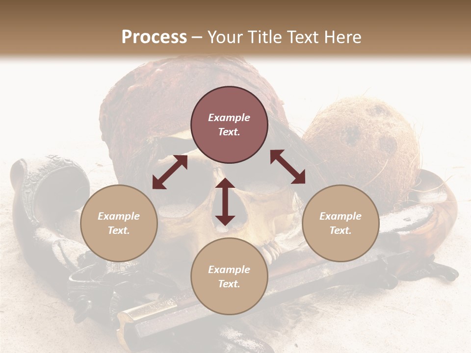 Skeleton Black Bone PowerPoint Template