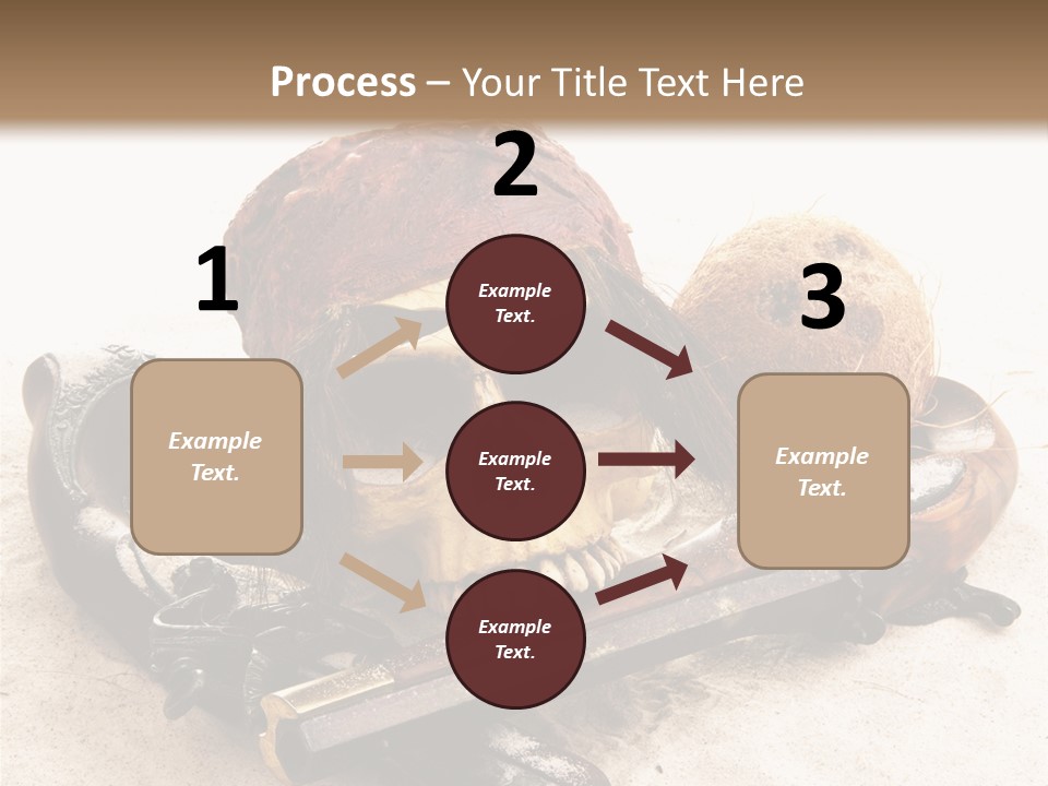 Skeleton Black Bone PowerPoint Template