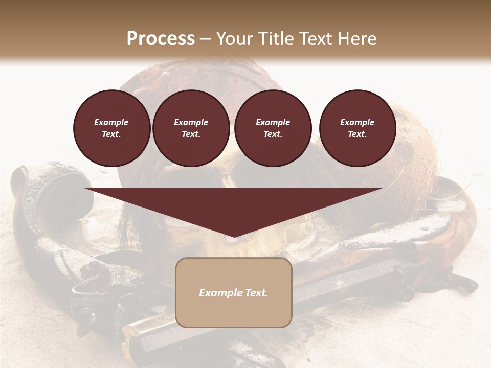 Skeleton Black Bone PowerPoint Template