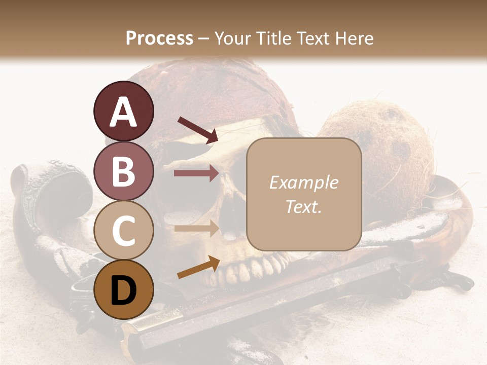 Skeleton Black Bone PowerPoint Template