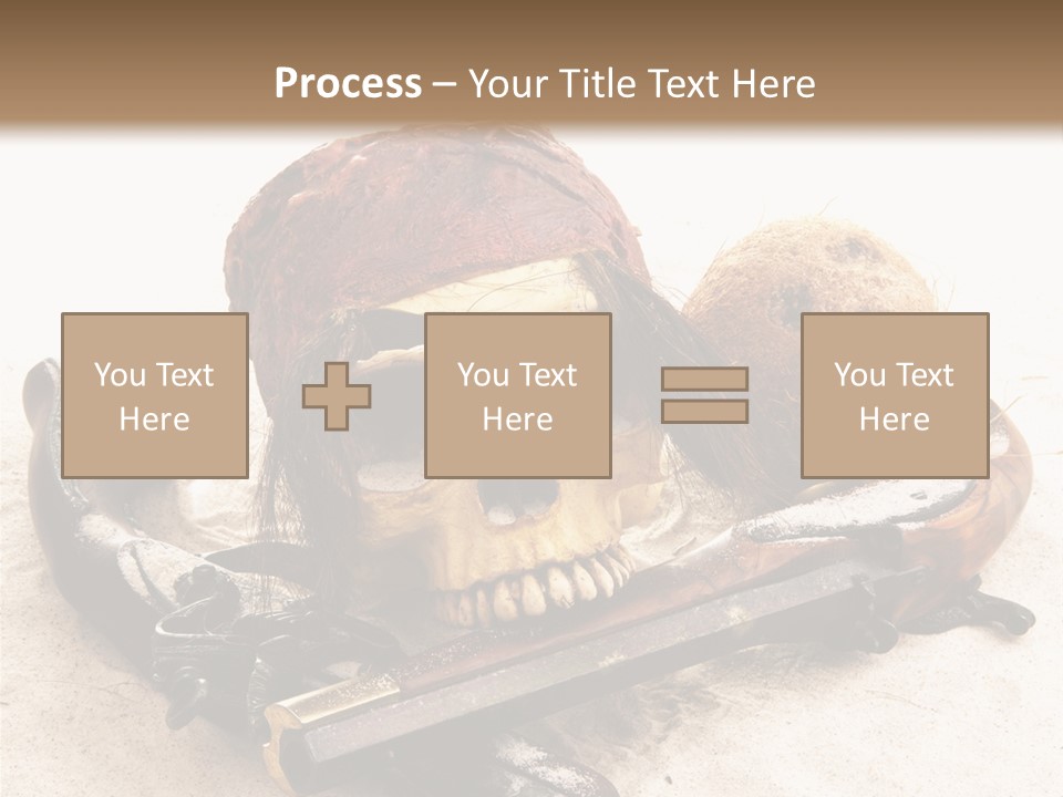 Skeleton Black Bone PowerPoint Template