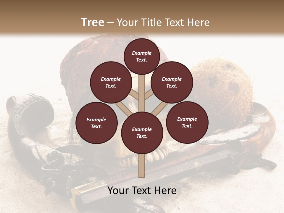 Skeleton Black Bone PowerPoint Template