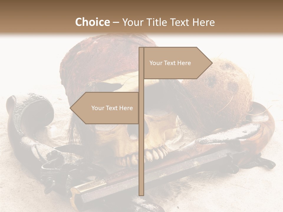 Skeleton Black Bone PowerPoint Template