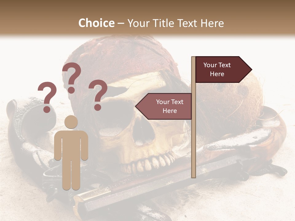 Skeleton Black Bone PowerPoint Template