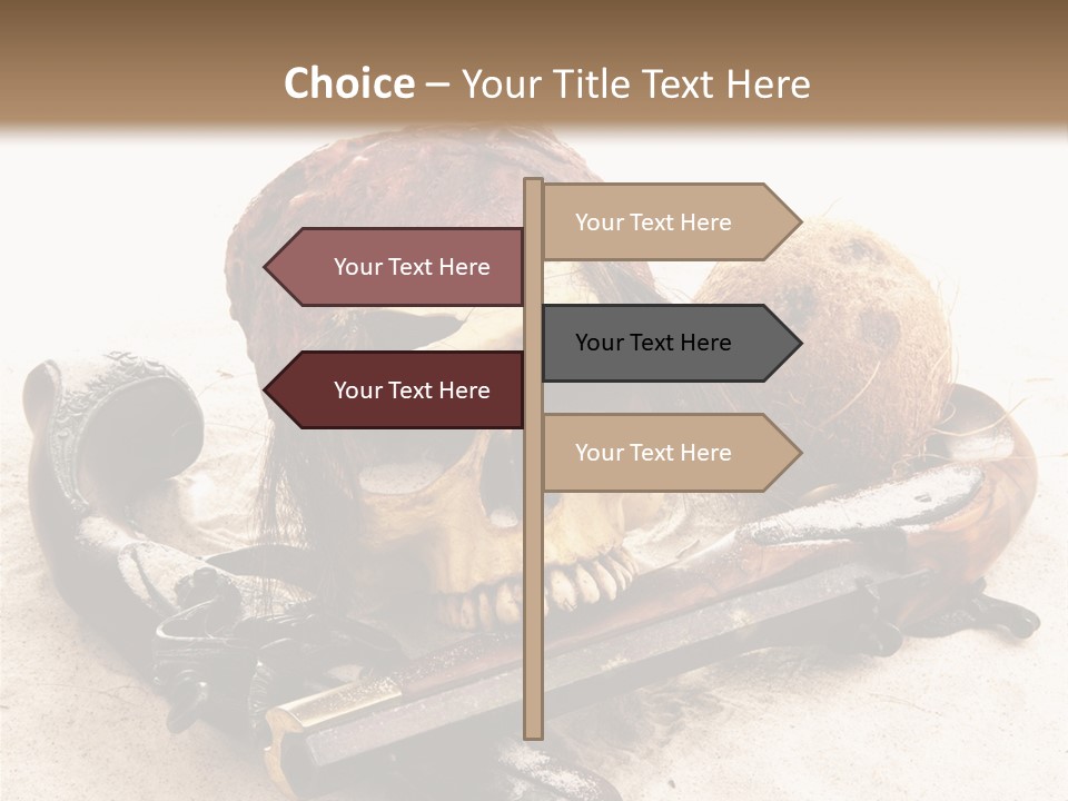 Skeleton Black Bone PowerPoint Template