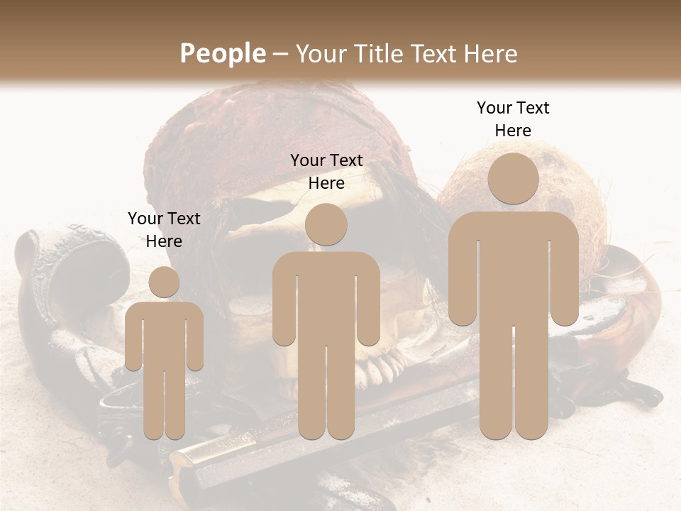 Skeleton Black Bone PowerPoint Template