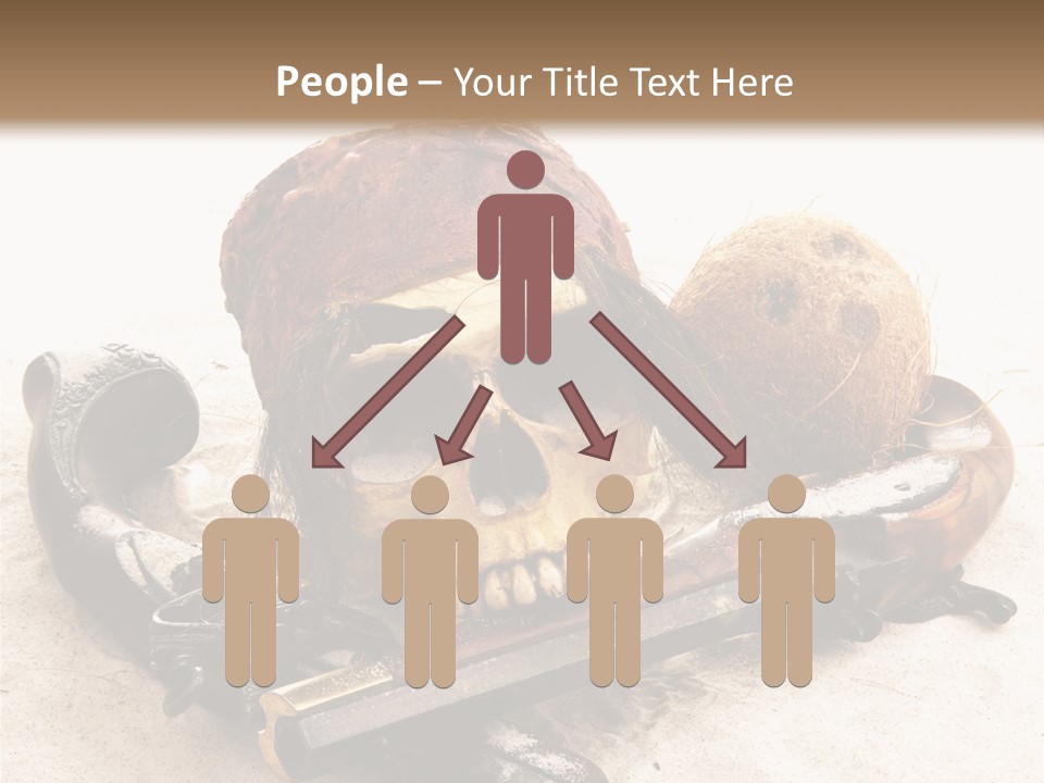 Skeleton Black Bone PowerPoint Template