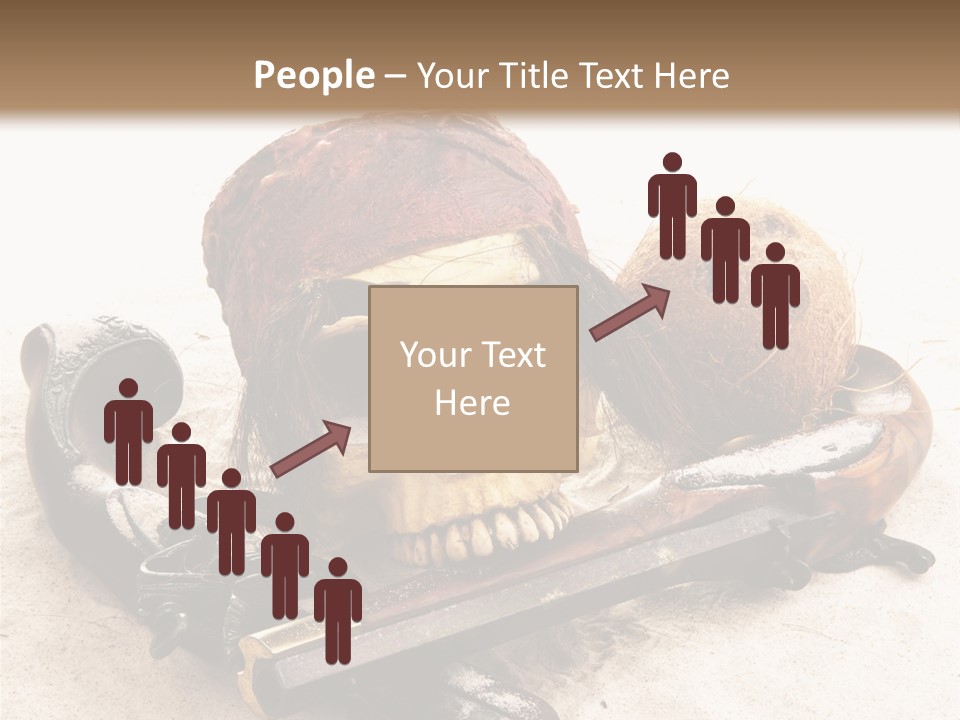 Skeleton Black Bone PowerPoint Template