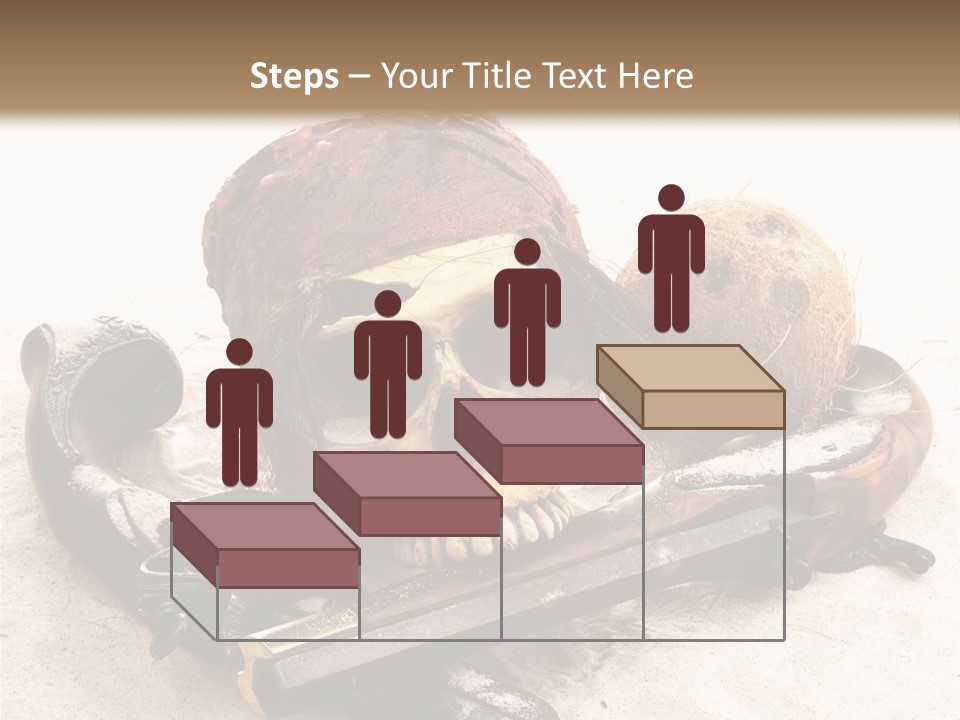 Skeleton Black Bone PowerPoint Template