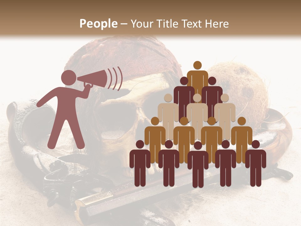 Skeleton Black Bone PowerPoint Template