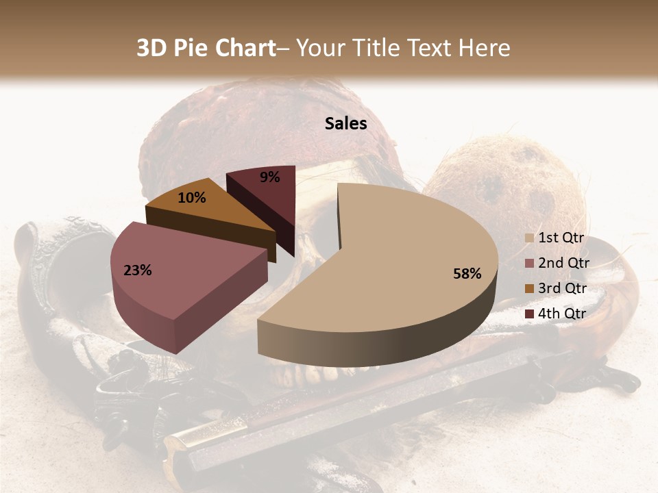 Skeleton Black Bone PowerPoint Template