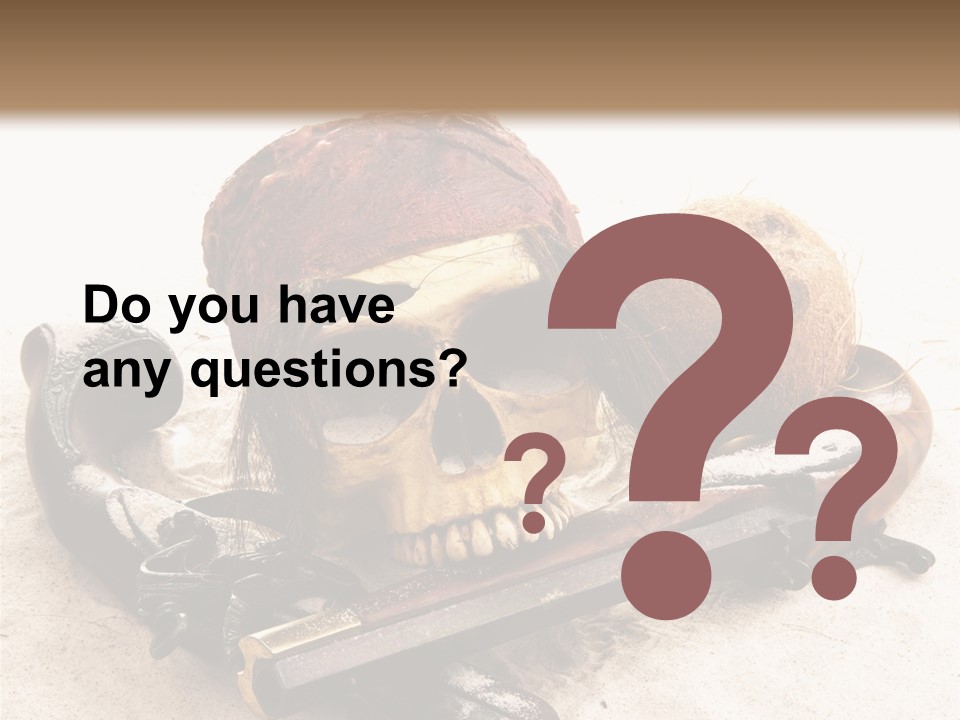 Skeleton Black Bone PowerPoint Template