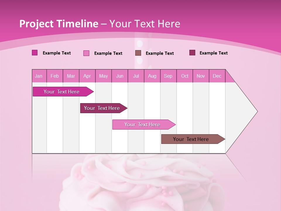 Spots Cupcake Home Baked PowerPoint Template