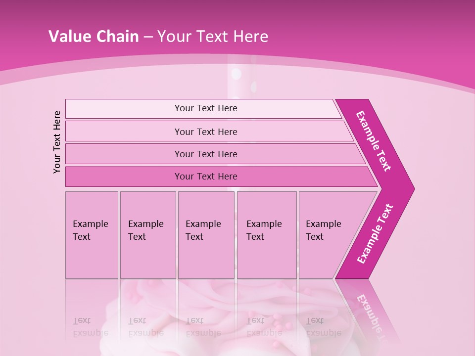 Spots Cupcake Home Baked PowerPoint Template