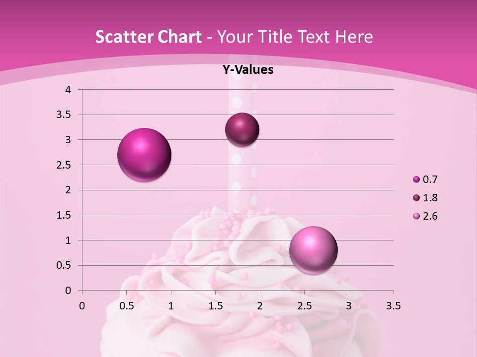 Spots Cupcake Home Baked PowerPoint Template