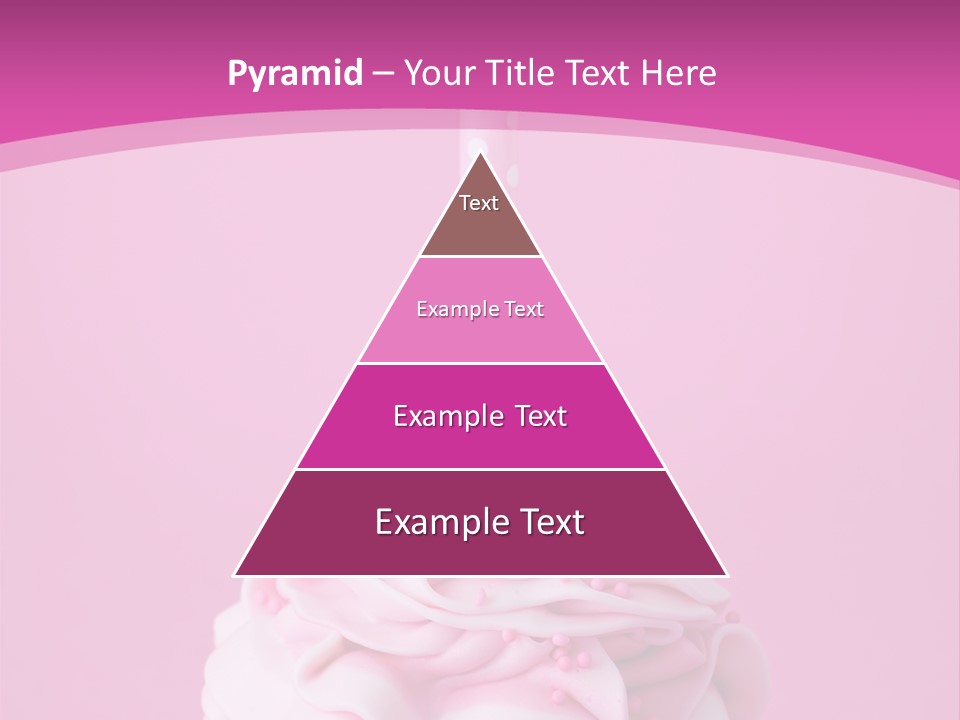 Spots Cupcake Home Baked PowerPoint Template