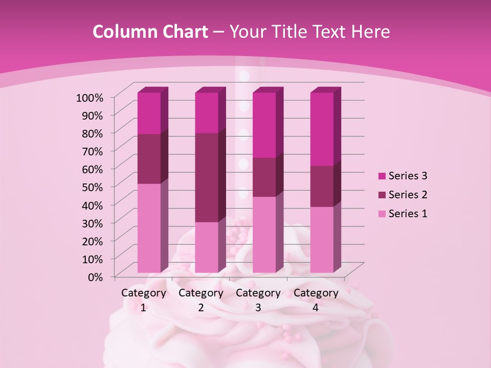 Spots Cupcake Home Baked PowerPoint Template
