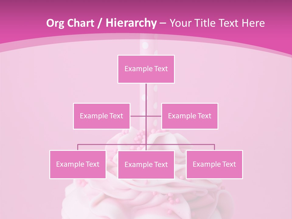 Spots Cupcake Home Baked PowerPoint Template