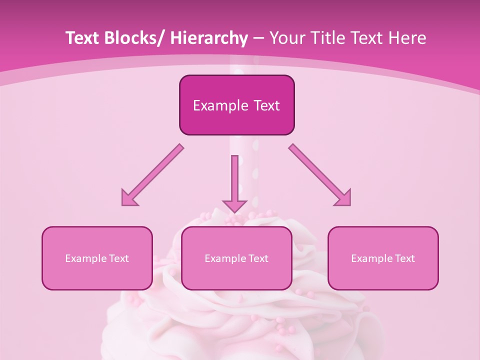 Spots Cupcake Home Baked PowerPoint Template