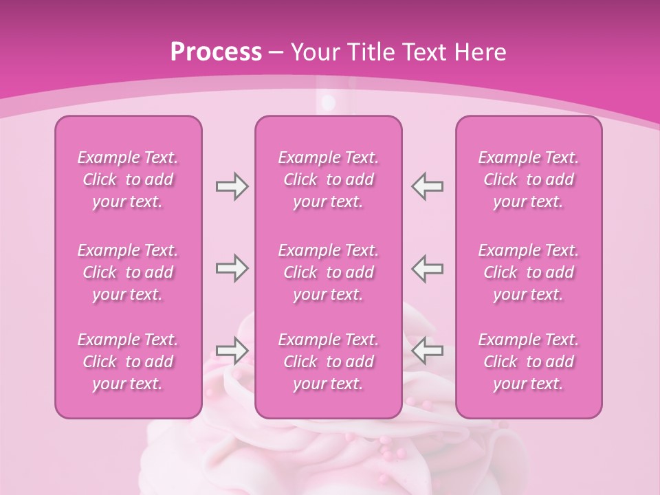 Spots Cupcake Home Baked PowerPoint Template