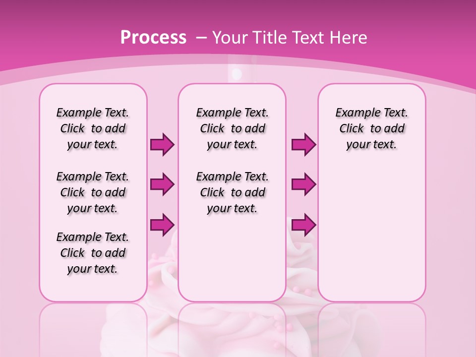 Spots Cupcake Home Baked PowerPoint Template