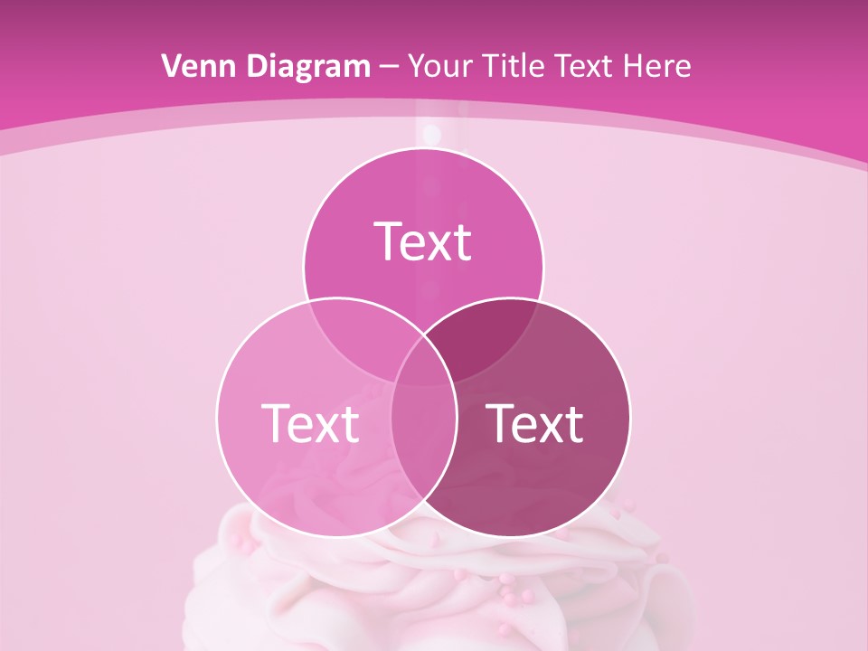 Spots Cupcake Home Baked PowerPoint Template