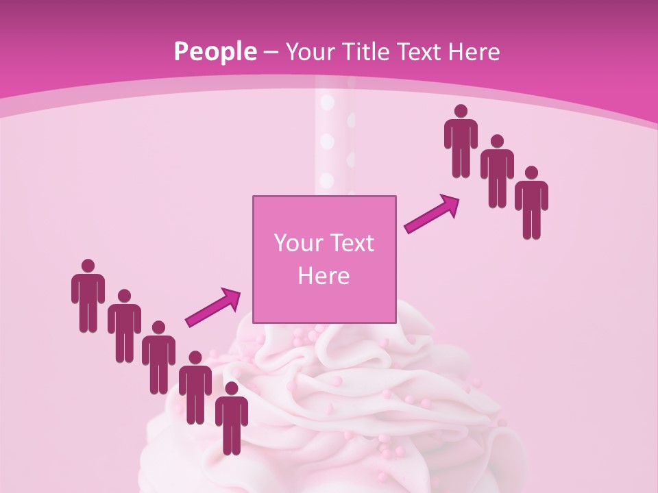 Spots Cupcake Home Baked PowerPoint Template