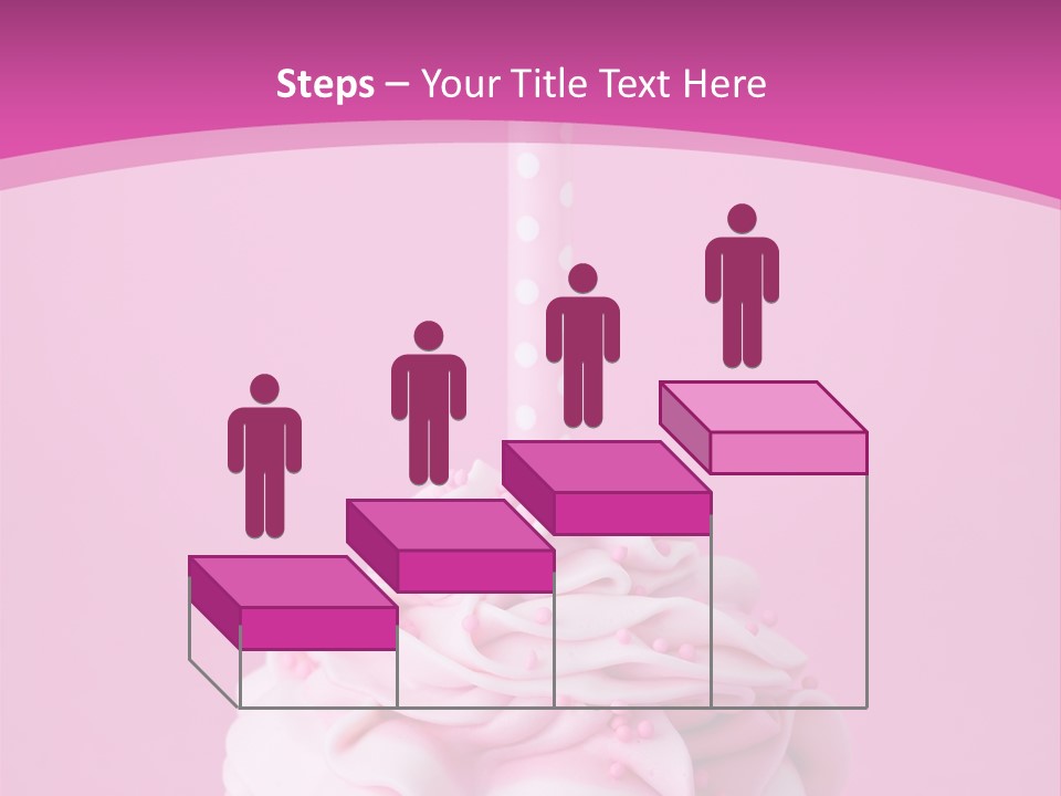 Spots Cupcake Home Baked PowerPoint Template