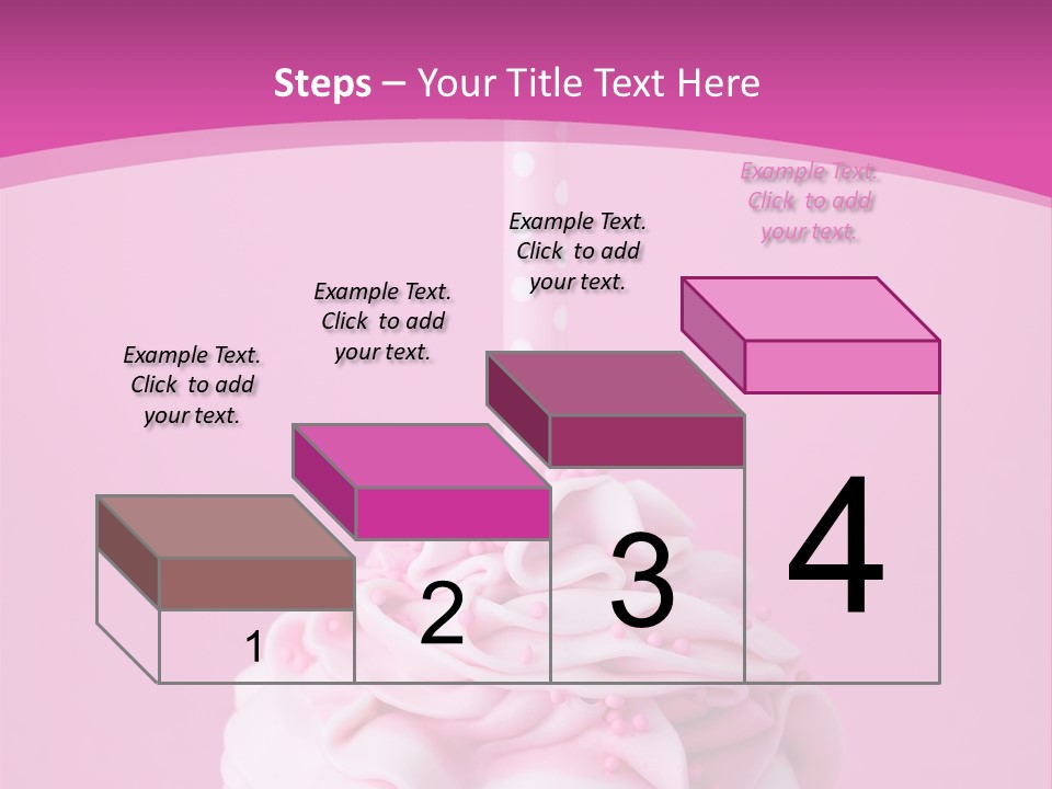 Spots Cupcake Home Baked PowerPoint Template