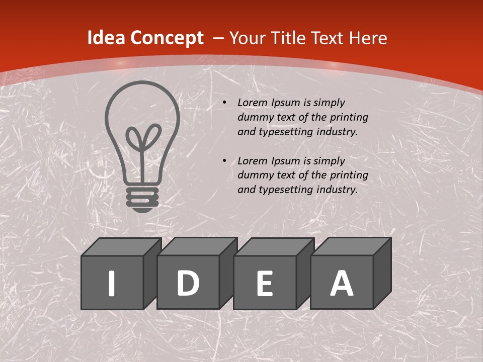 Hole Grass Horror PowerPoint Template