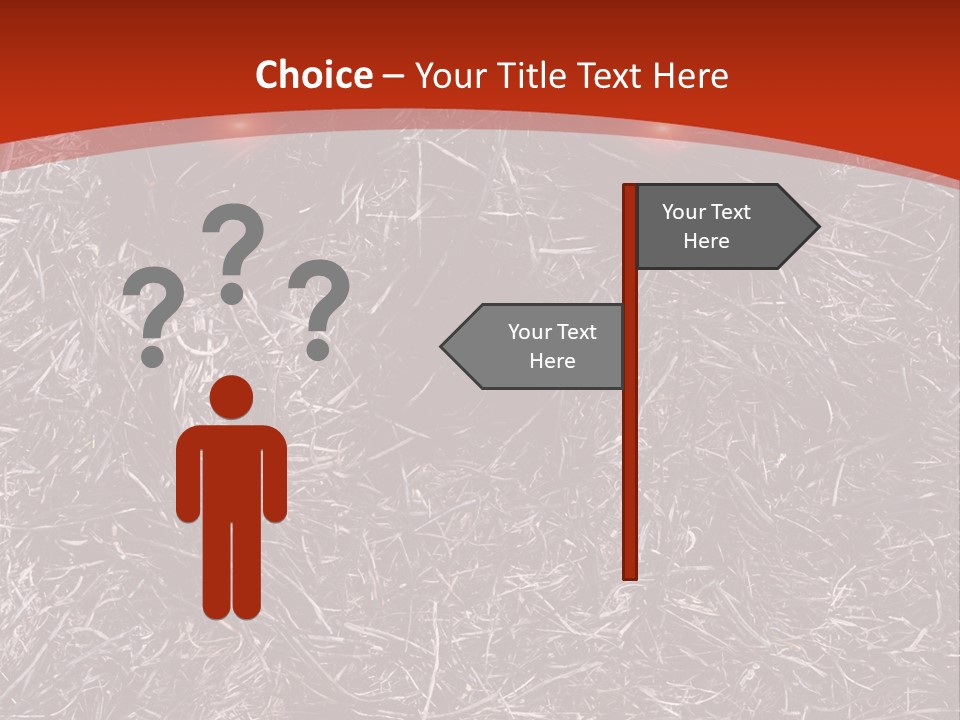 Hole Grass Horror PowerPoint Template