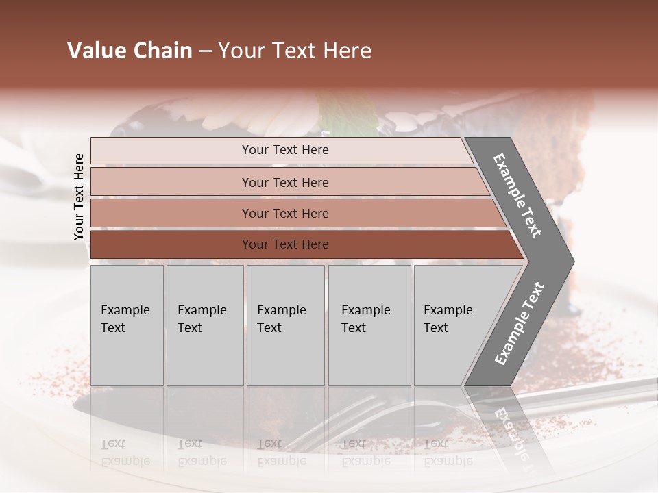 Glaze Mousse Portion PowerPoint Template