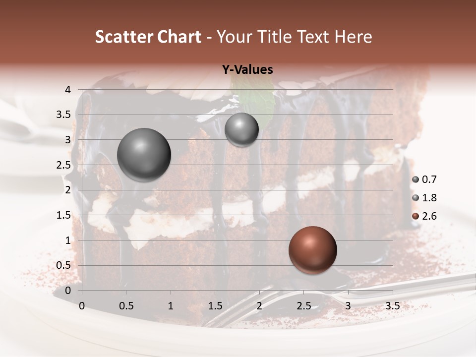 Glaze Mousse Portion PowerPoint Template