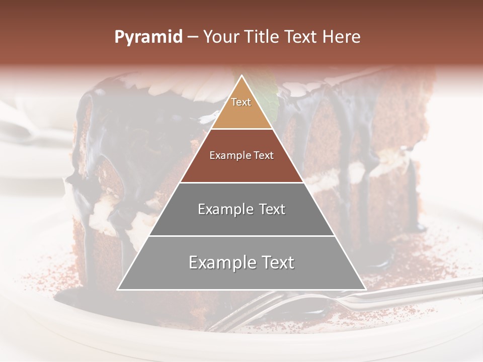 Glaze Mousse Portion PowerPoint Template