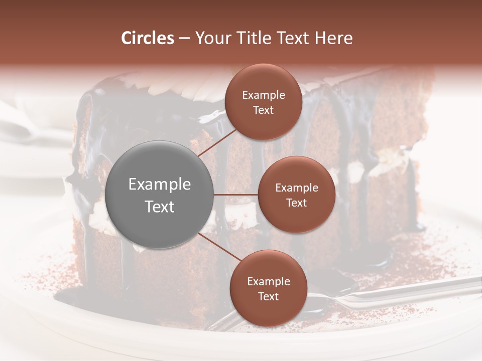 Glaze Mousse Portion PowerPoint Template
