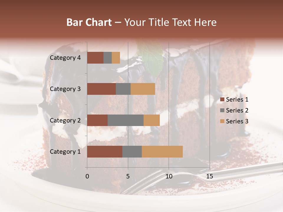 Glaze Mousse Portion PowerPoint Template