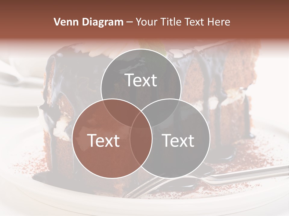 Glaze Mousse Portion PowerPoint Template