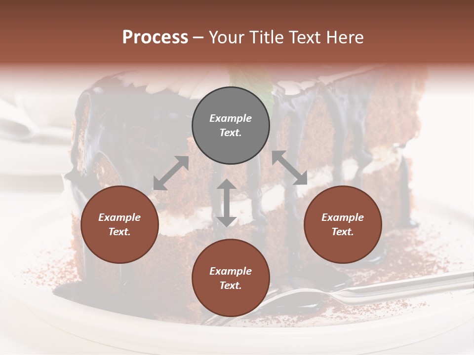 Glaze Mousse Portion PowerPoint Template