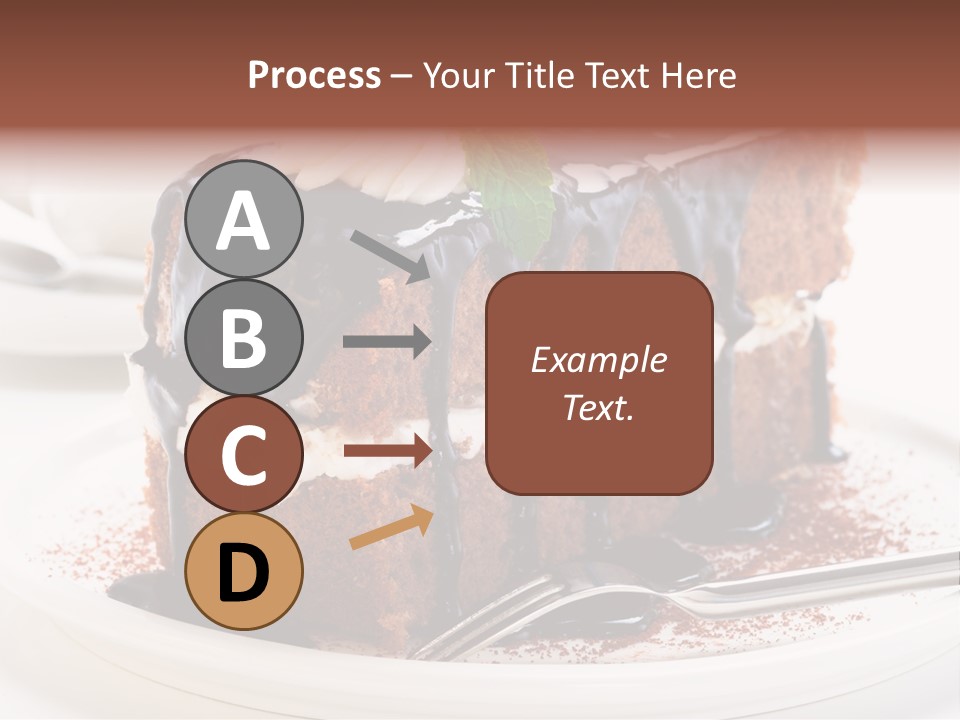 Glaze Mousse Portion PowerPoint Template