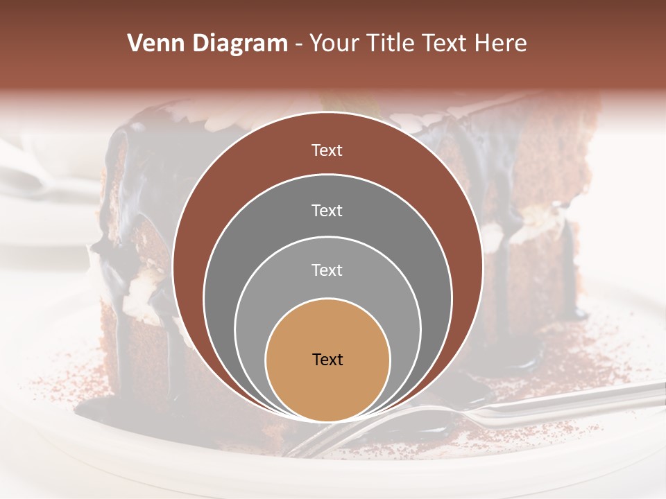 Glaze Mousse Portion PowerPoint Template