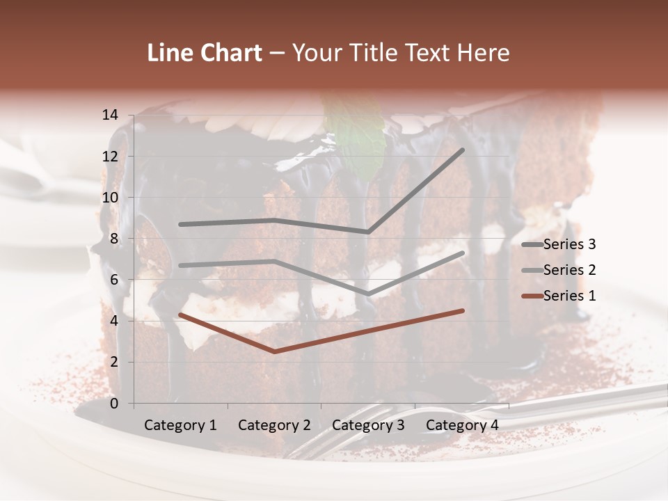Glaze Mousse Portion PowerPoint Template