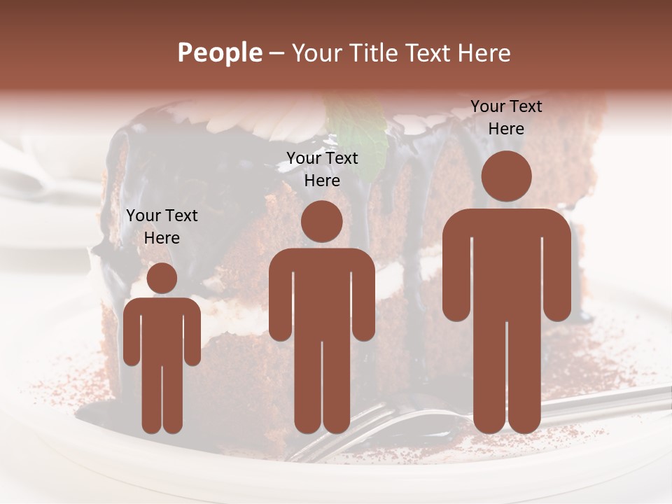 Glaze Mousse Portion PowerPoint Template