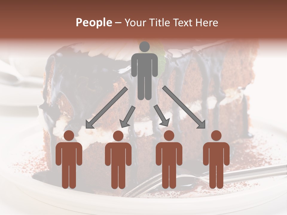 Glaze Mousse Portion PowerPoint Template