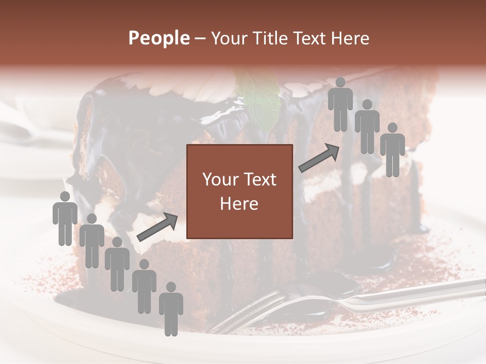 Glaze Mousse Portion PowerPoint Template